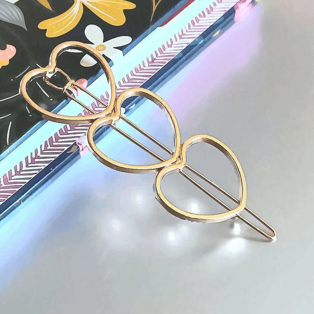 2 Piece Heart Hair Accessory Set